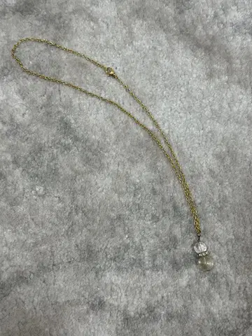 루틸 목걸이 골드