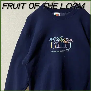 FRUIT OF THE LOOM 프룻 오브 더 룸 자수 맨투맨