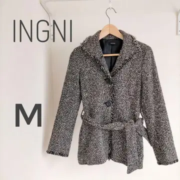 잉그 코트 자켓 안감 부착 블랙 M 2312-56