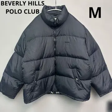 비벌리힐스 폴로 클럽 숏 다운 코트 다운 자켓 M 블랙