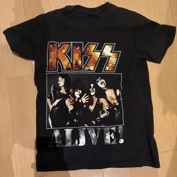 KISS ALIVE! 그래픽 티셔츠 밴드 티