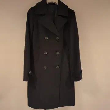 EFFE BEAMS 에페 빔즈 코트 블랙 더블 롱