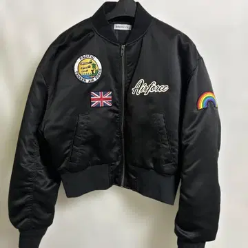 BROWNY 블랙 MA-1 자켓