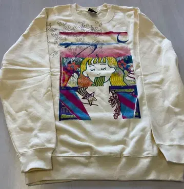 아트 프린트 크루넥 맨투맨