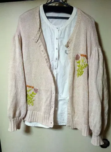 TSUHARU 가디건 블라우스