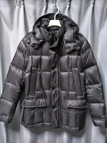23구 다운 자켓 후디 그레이 퍼텍스