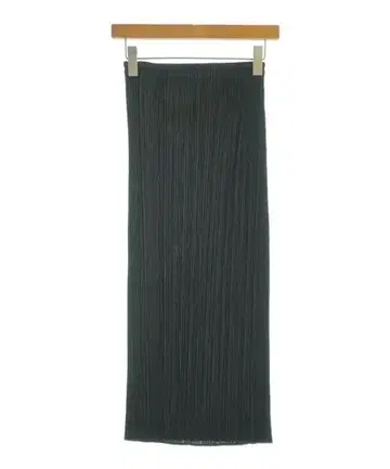 PLEATS PLEASE 롱 맥시 길이 스커트 여성용