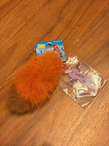 완판템 주토피아2 꼬리 달린 키링 닉 극장 굿즈