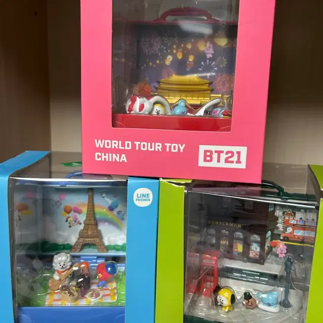 BT21 월드투어 토이 프랑스/중국/영국