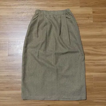 doux bleu 헤링본 롱 스커트 free 새상품급