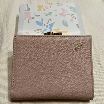 새상품 황거 가마구치 지갑 핑크 베이지 미사용!