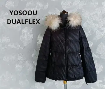 YOSOOU DUALFLEX 워셔블 숏 다운 자켓 후드 & 퍼