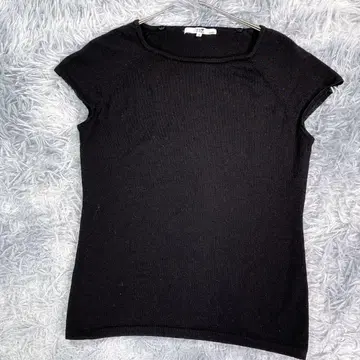 23구 [38] 슬리브리스 니트 블랙 얇은 소재 여성용