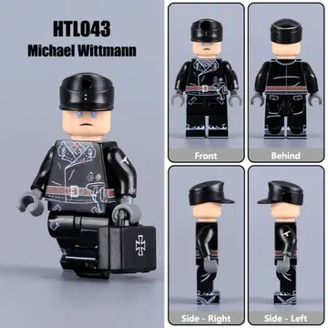 새상품 LEGO 호환 미하엘 비트만 친위대 중위 레고 호환 ww2