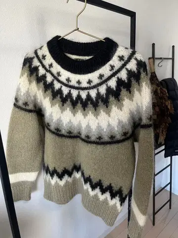 BATONER 모헤어 니트 베이지 1