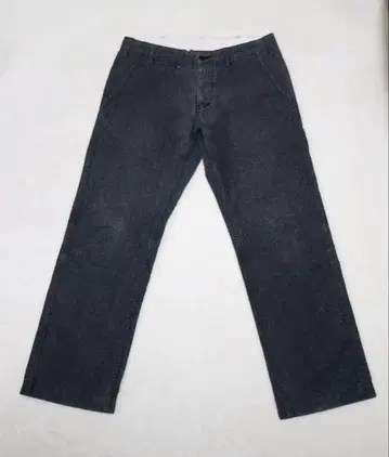 버가스플러스 치노 팬츠 블랙 샴브레이 고마시오 401 L 34