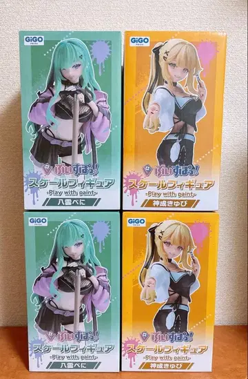 브이스포 스케일 피규어 칸나리 큐피 야쿠모 베니 4체 세트