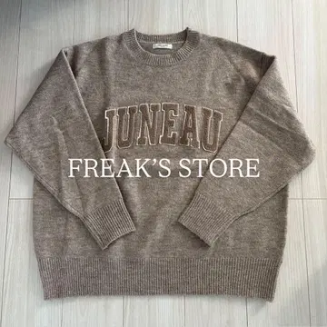 프릭스스토어 FREAK'S STORE 로고 니트