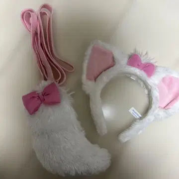 마리 머리띠 미니백 꼬리