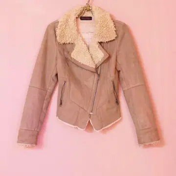 Miss Selfridge 무스탕 라이더 자켓