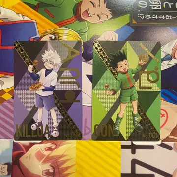 긴다코 콜라보 HUNTER x HUNTER 키루아 곤 2장 세트