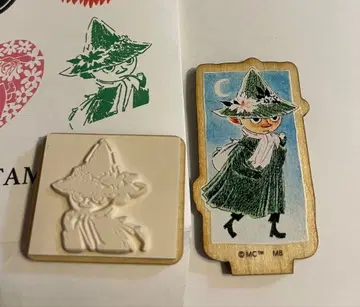 토베와 무민전 나무 스탠드 스탬프 컬렉션 스너프킨