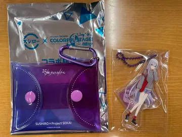 프로세카 스시로 콜라보 멀티 파우치 아크릴 스탠드 요이사키 카나데