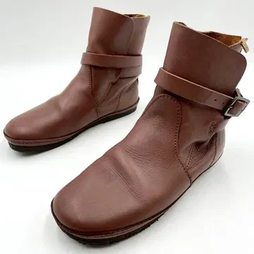 코스 숏부츠 에이젤 S 벨트 가죽 브라운 37 Y1366