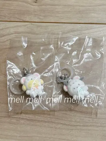 산리오 포근포근 플로키 메지루시 액세서리 2개