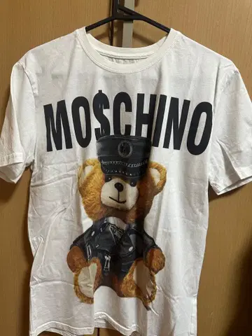 MOSCHINO 테디베어 티셔츠 M 화이트