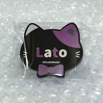 악마고양이 난자 콜라보 네임 배지 컬렉션 라토