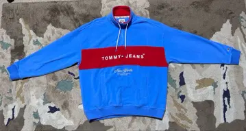 TOMMY JEANS 집업 스웨트 셔츠