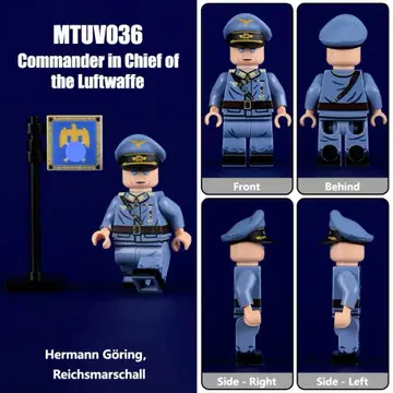 새상품 LEGO 호환 독일 공군 총사령관 헤르만 괴링 미니 피규어 ww2