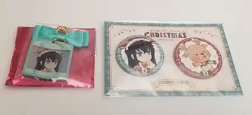 귀멸의 칼날 크리스마스 오너먼트 캔뱃지 무이치로 네즈코