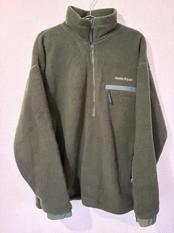 몽벨 mont-bell 플리스 L 하프 지퍼 크리마플러스