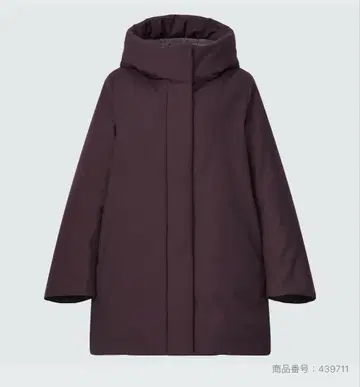 하이브리드 다운 숏코트 와인