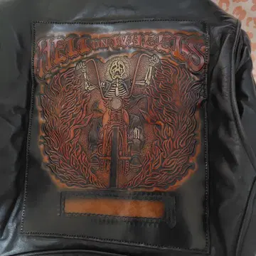 MARTANI 가죽 싱글 라이더 자켓 M 사이즈 양쪽 팔의 지퍼 불량