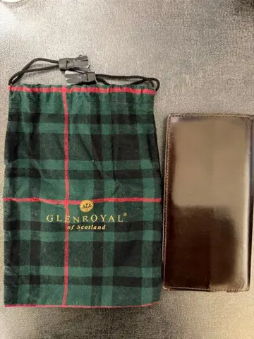 GLENROYAL 브라운 장지갑