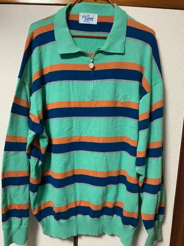 Keboz 보더 무늬 긴팔 롱 T셔츠 L 사이즈 스케이트보드 셔츠