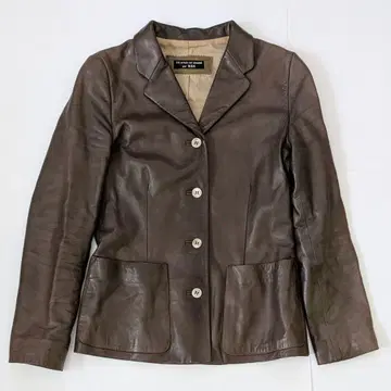 S.D.K 라무 양가죽 가죽 자켓 다크 브라운 브라운