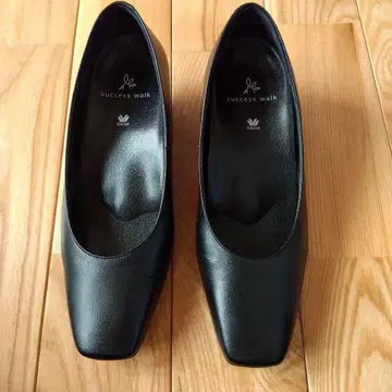 success walk 블랙 스퀘어토 펌프스 22cm