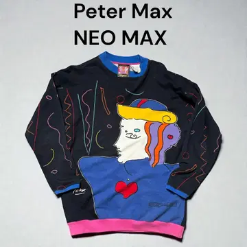 Peter Max NeoMax 80s 빈티지 맨투맨 올 패턴