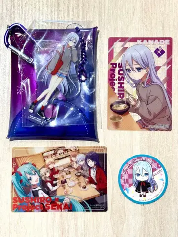 스시로 프로세카 요이사키 카나데 4종 세트