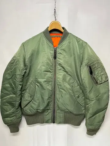 양호 AVIREX 아비렉스 리버서블 MA-1 그린 M 사이즈