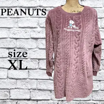 P82 피넛 [ LL ] 룸웨어 상의 스누피 복슬복슬