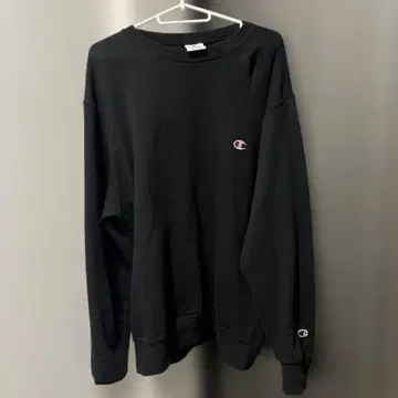 챔피온 맨투맨 XXL 사이즈 블랙