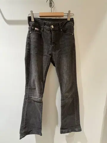 X-girl 플레어 데님 팬츠