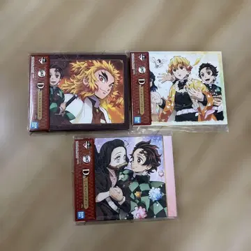 귀멸의 칼날 미니 캔버스 보드 3개 세트