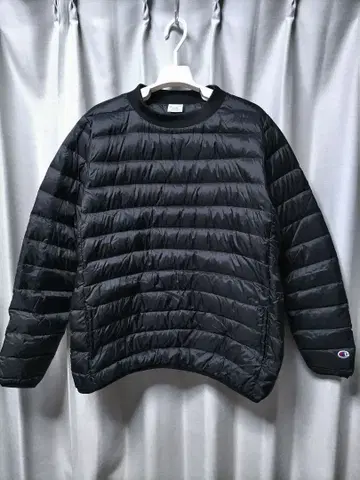 챔피온 골프 다운 자켓 풀오버 블랙