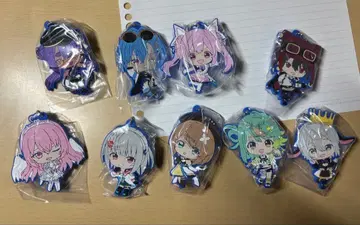 아오기리 고등학교 캡슐 러버 마스코트 9개 세트